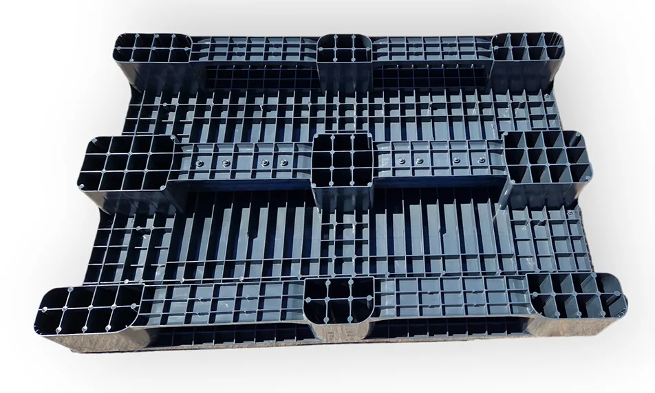 ΠΛΑΣΤΙΚΗ ΠΑΛΕΤΑ 120x 80 ΣΥΜΠΑΓΗΣ ΓΚΡΙ SEM-P80120K - Image 2